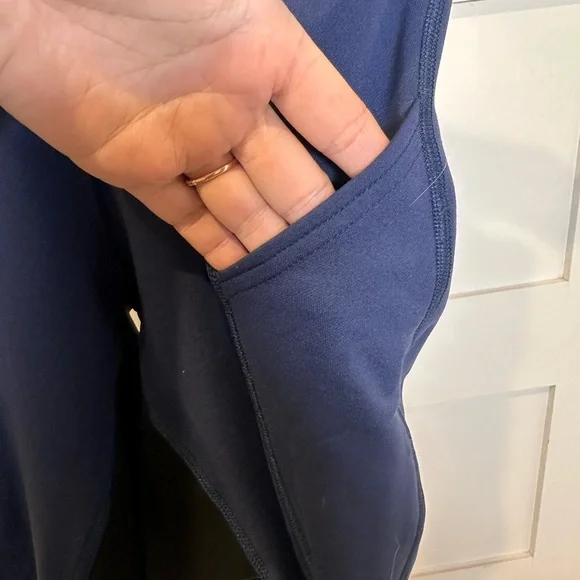 Kerrits Full Seat Equestrian Riding Tights Medium Navy - Picture 5 of 6